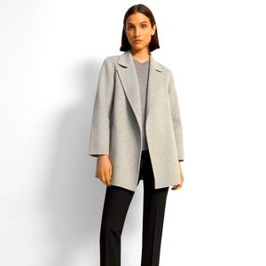THEORY 'Clairene New Divide' Wool & Cashmere Coat